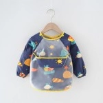 Baby Bibs Waterproof Apron Long Sleeve Art Smock for Kids Baby Stuff Chest Protection Feeding Bibs Infant Burp Cloths