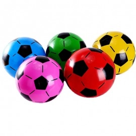 20cm Children Soccer Ball Multicolor PVC Inflatable Hand Pat Football Sports Matches Training Outdoor Games Beach Elastic Balls