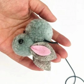 Interactive Cat Toy Hanging Simulation Little Rabbit Cat Toy Funny Self-hey Interactive Toy for Kitten Playing Toy Cat Supplies