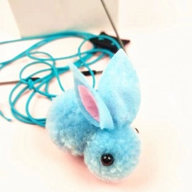 Interactive Cat Toy Hanging Simulation Little Rabbit Cat Toy Funny Self-hey Interactive Toy for Kitten Playing Toy Cat Supplies
