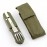 Army Green Folding Portable Stainless Steel Camping Picnic Cutlery Knife Fork Spoon Bottle Opener Flatware Tableware Travel Kit